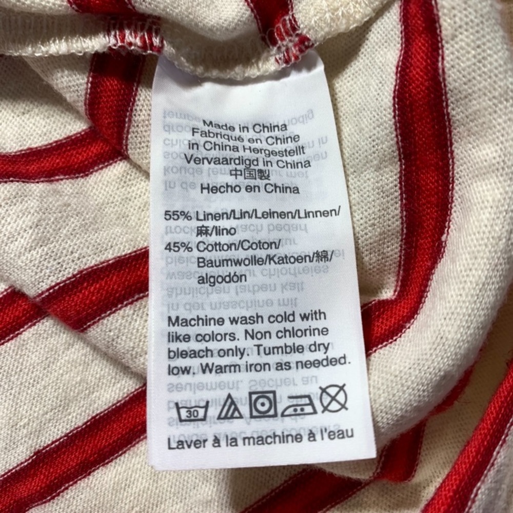 Madewell Red Stripe Linen Dress - Picture 11 of 11